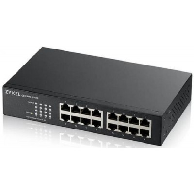 Коммутатор ZYXEL GS1100-16 GS1100-16-EU0103F Коммутатор ZYXEL GS1100-16 GS1100-16-EU0103F