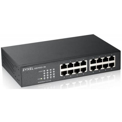 Коммутатор ZYXEL GS1100-16 GS1100-16-EU0103F Коммутатор ZYXEL GS1100-16 GS1100-16-EU0103F