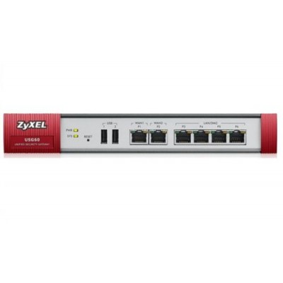 Межсетевой экран ZYXEL USG60 UTM BDL USG60-RU0102F Межсетевой экран ZYXEL USG60 UTM BDL USG60-RU0102F